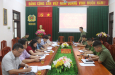 Tân Yên: Tổ chức Hội nghị giao ban công tác phối hợp giữa Công an huyện với Ủy ban MTTQ huyện và các tổ chức thành viên Quý I năm 2024