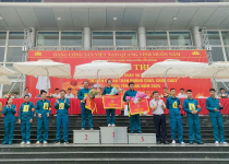 Thị trấn Nham Biền giành giải Nhất tại Hội thi nghiệp vụ chữa cháy và cứu nạn, cứu hộ “Tổ liên gia an toàn PCCC” cấp huyện năm 2024