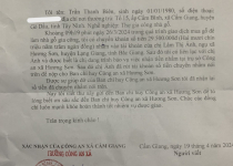 Công an xã Hương Sơn, huyện Lạng Giang hỗ trợ người dân lấy lại số tiền 29,5 triệu đồng do chuyển khoản nhầm
