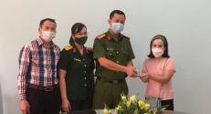 Công an phường Trần Phú, thành phố Bắc Giang  trả lại tài sản cho người bị mất