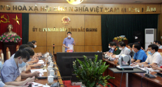 Chủ tịch UBND tỉnh Bắc Giang chỉ đạo phối hợp thực hiện trong công tác phòng, chống dịch Covid-19 tại các doanh nghiệp