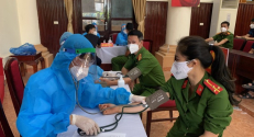 Việt Yên: Tổ chức tiêm vắc xin phòng Covid-19 cho CBCS Công an và lực lượng làm nhiệm vụ phòng chống dịch Covid-19 trên địa bàn huyện
