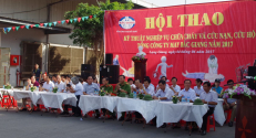 Công ty cổ phần- Tổng công ty may Bắc Giang tổ chức hội thao PCCC và cứu nạn, cứu hộ