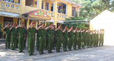 Trại tạm giam Công an tỉnh tổ chức nghiệm thu tập huấn điều lệnh, quân sự, võ thuật CAND năm 2022