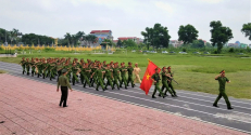 Công an huyện Lạng Giang tổ chức tập huấn điều lệnh, quân sự, võ thuật CAND năm 2020