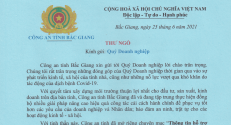 Giám đốc Công an tỉnh Bắc Giang ban hành Thư ngỏ gửi cộng đồng doanh nghiệp