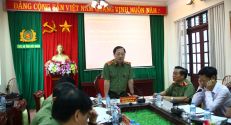 Thứ trưởng Nguyễn Văn Thành làm việc tại Công an tỉnh Bắc Giang 