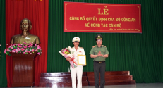 Công bố quyết định bổ nhiệm Giám đốc Công an tỉnh Bắc Giang