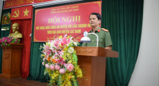 Công an huyện Lục Nam tổ chức Hội nghị đối thoại với doanh nghiệp trên địa bàn huyện