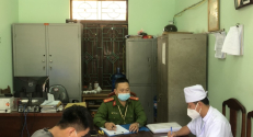 Lục Nam: Công an xã Phương Sơn xử lý nghiêm  01 đối tượng không đeo khẩu trang 