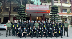 Lục Nam: Trân trọng chào đón 30 CBCS Cảnh sát cơ động đến tăng cường phòng chống dịch Covid-19 tại huyện Lục Nam