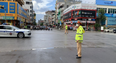 Thành phố Bắc Giang bảo đảm an toàn giao thông cho đoàn công tác của đồng chí Phó Chủ tịch Quốc hội