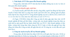 Công an huyện Lạng Giang ban hành Bản tin an ninh trật tự và hướng dẫn thủ tục hành chính từ 11/8 đến ngày 17/8/2024