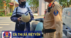 Việt Yên: Xử lý 07 trường hợp học sinh vi phạm an toàn giao thông trong ngày đầu ra quân.