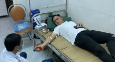 Lục Ngạn: Thượng úy Công an kịp thời hiến máu hiếm cứu người