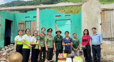 Hội Phụ nữ Phòng Hậu cần Công an tỉnh Bắc Giang chung tay hỗ trợ đồng đội và đồng bào vùng lũ lụt sau cơn bão Yagi (cơn bão số 3)