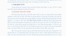 Công an huyện Tân Yên ban hành Bản tin ANTT tháng 12/2023