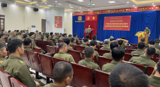 Công an thị xã Việt Yên: Tổ chức khai giảng Lớp huấn luyện, bồi dưỡng về chính trị, pháp luật, nghiệp vụ cho lực lượng tham gia bảo vệ ANTT ở cơ sở