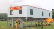 Tân Yên: Sôi nổi Hội thi nghiệp vụ chữa cháy và cứu nạn, cứu hộ “Tổ liên gia an toàn phòng cháy, chữa cháy” cấp huyện
