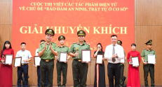 Công an Bắc Giang có 1 cá nhân đạt giải Cuộc thi viết chủ đề “Đảm bảo an ninh, trật tự ở cơ sở” do Bộ Công an và Báo Nhân Dân tổ chức