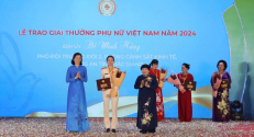 Nữ cán bộ Công an tỉnh Bắc Giang vinh dự nhận Giải thưởng Phụ nữ Việt Nam năm 2024