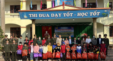 Phòng An ninh kinh tế phối hợp tổ chức chương trình tình nguyện “Áo ấm mùa đông” tại xã Thanh Luận và thị trấn Tây Yên Tử, huyện Sơn Động
