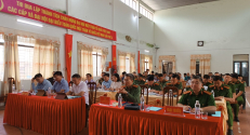 Giám đốc Công an tỉnh dự hội nghị Công an lắng nghe ý kiến Nhân dân tại xã Phong Minh, huyện Lục Ngạn