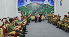 Tăng cường hợp tác toàn diện giữa Công an tỉnh Bắc Giang và Công an tỉnh Xay-Sổm-Bun