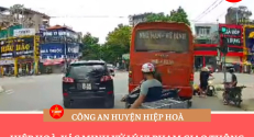 Hiệp Hòa: Xác minh xử lý vi phạm giao thông qua phản ánh trên mạng xã hội